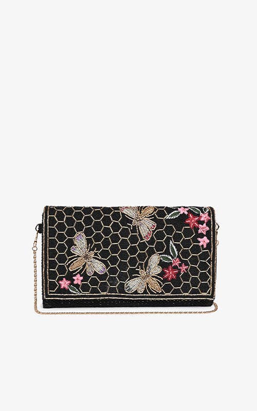 Midnight Honey Bee Clutch