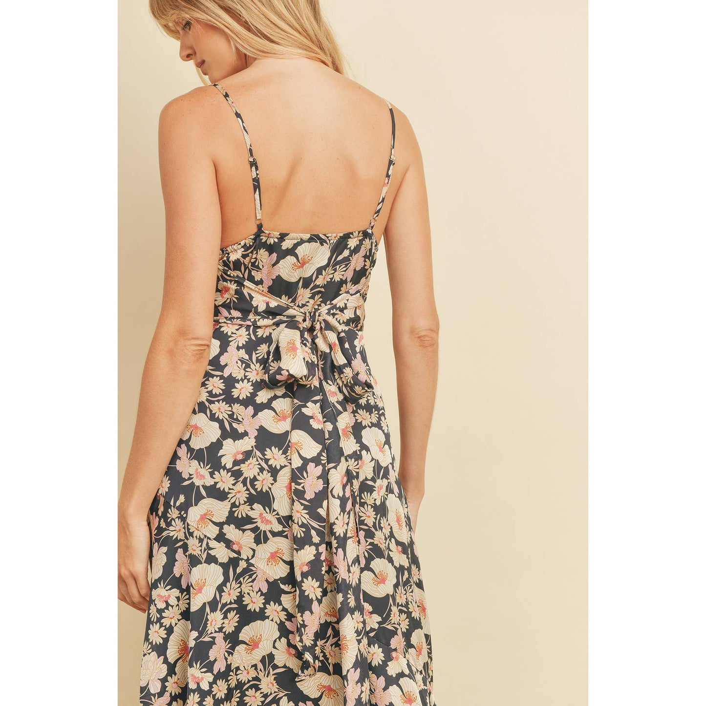 Garden Slit Midi Dress