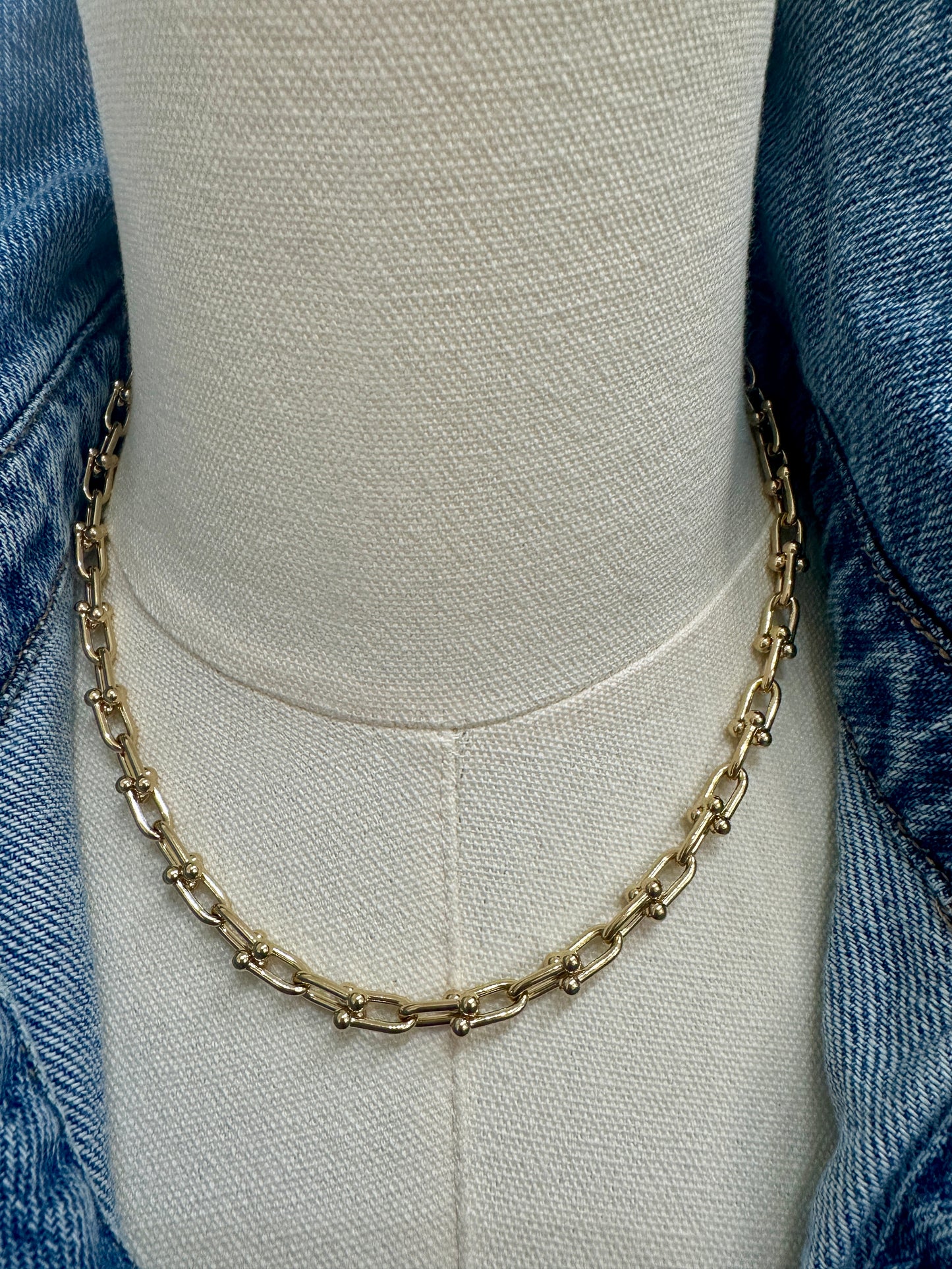 Hardware Linked Necklace