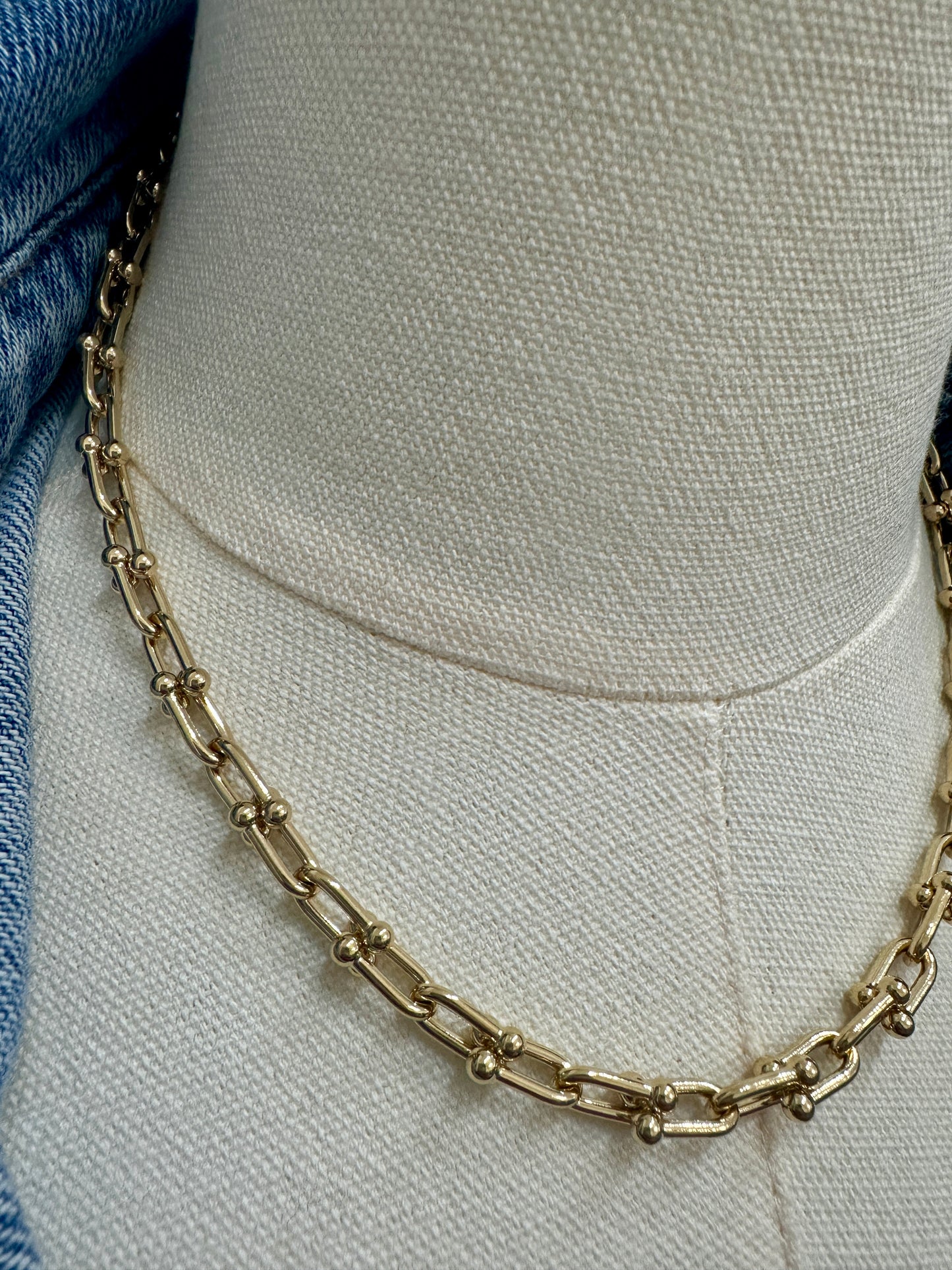 Hardware Linked Necklace